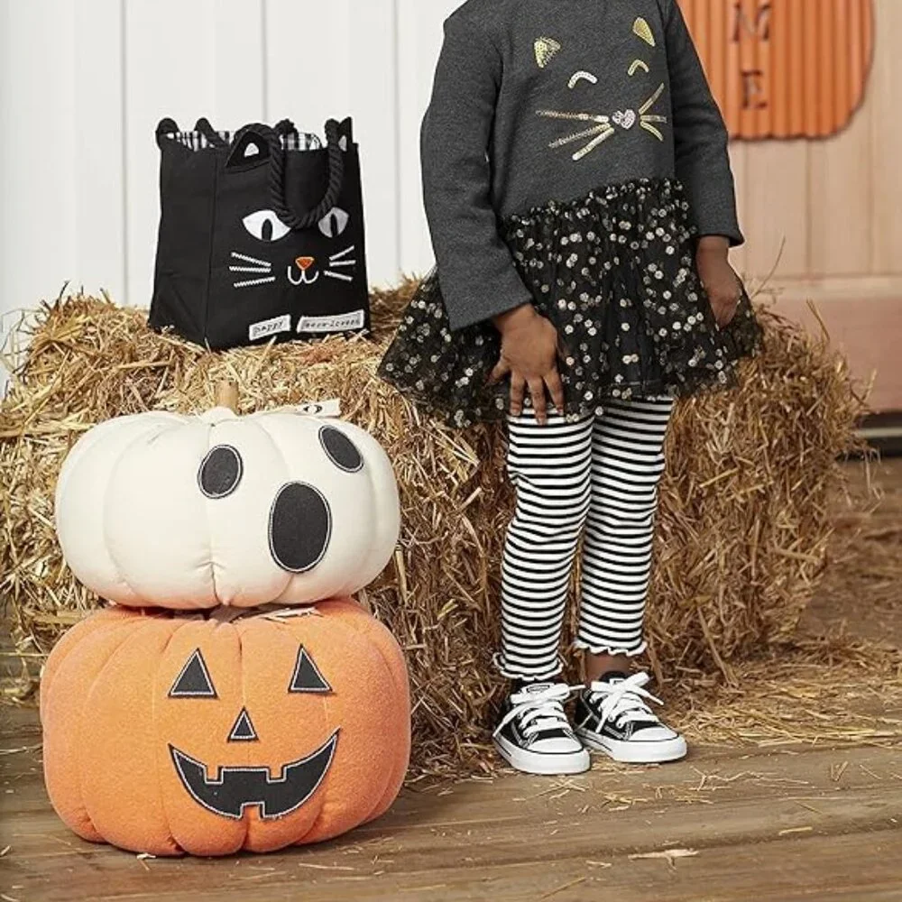 Mud Pie Decorative Ghost Jack-o-Lantern/NWT